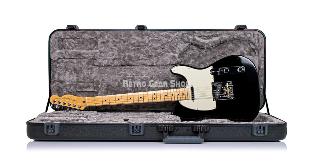 Fender Telecaster Black American Professional Case Open