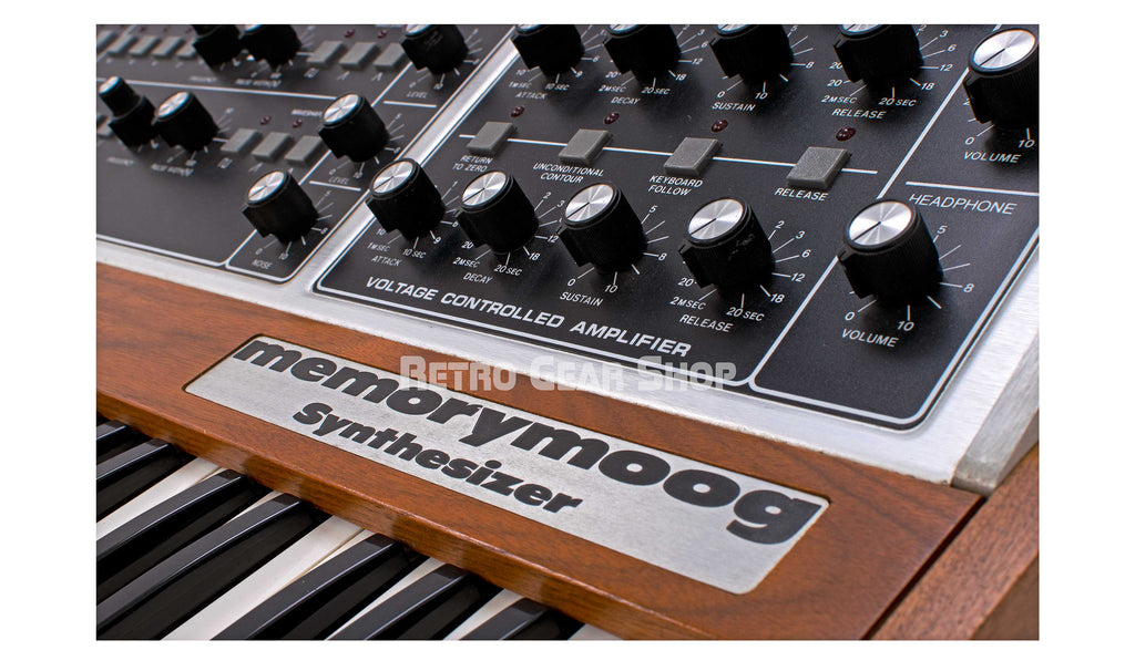 Moog Memorymoog Detail