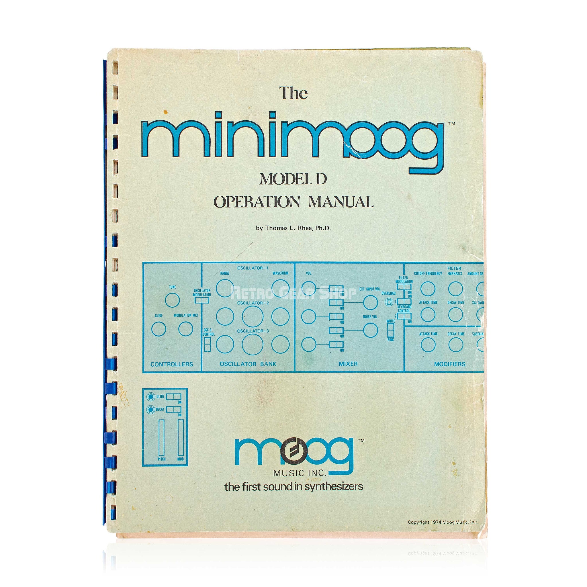 Moog Minimoog Model D Manual