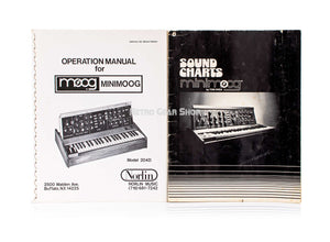 Moog Minimoog Model Manual Sound Charts