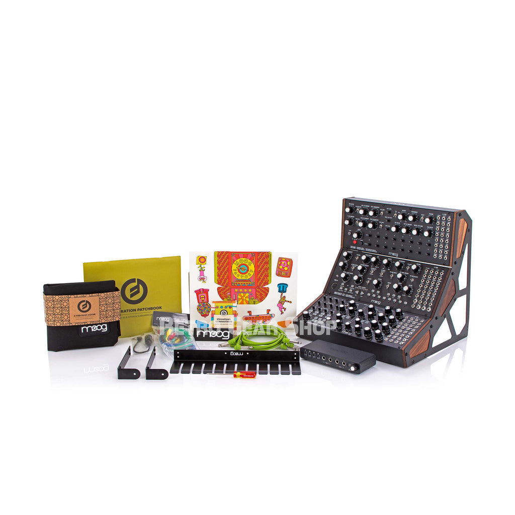 Moog Sound Studio 3 Subharmonicon DFAM Mother 32 Analog Synthesis Studio Bundle Accessories