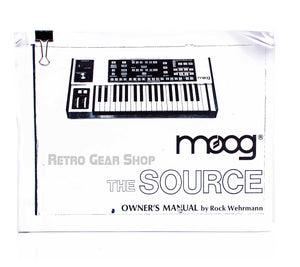 Moog Source Owner's Manual