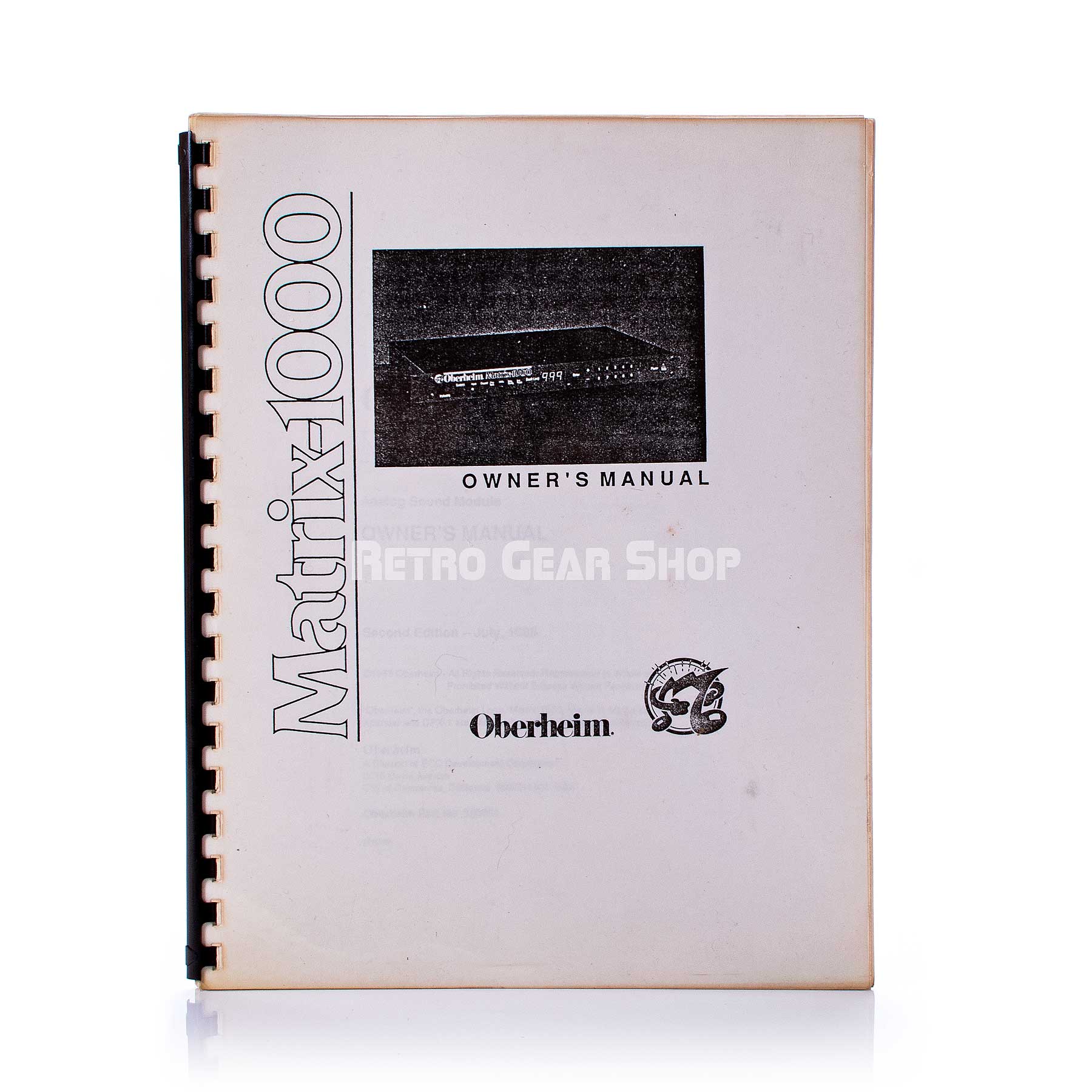 レトロ希少機材⭐︎海外版⭐︎ Oberheim Matrix-1000完動品　取説有 Oberheim Matrix 1000 White Faceplate Vintage Rare Analog