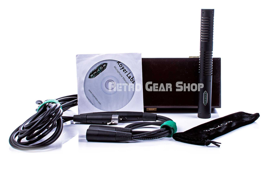 Royer SF-12 CD Manual Cables Case Extras