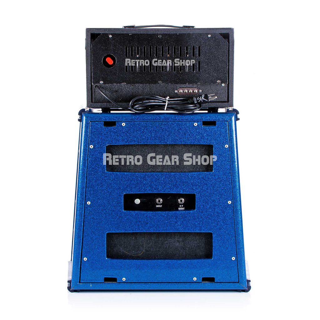 Sound City Studio 20 Jensen C12N Vintage Custom 1x12 Cabinet Blue Sparkle Rear