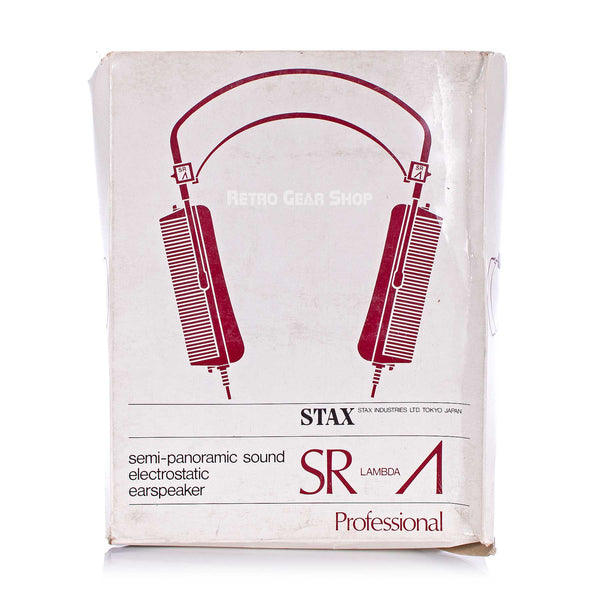 Stax SR Lamda Professional Headphones Rare Vintage Semi-panoramic Sound Electrostatic Earspeaker #4