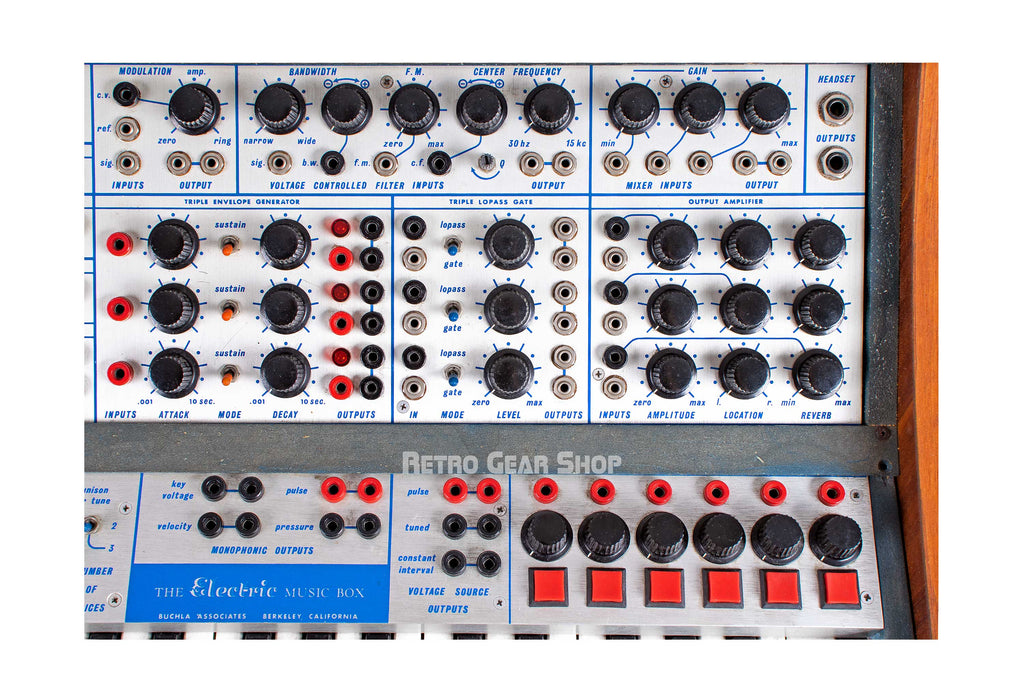 Buchla 200 Series Electric Music Box Vintage Modules