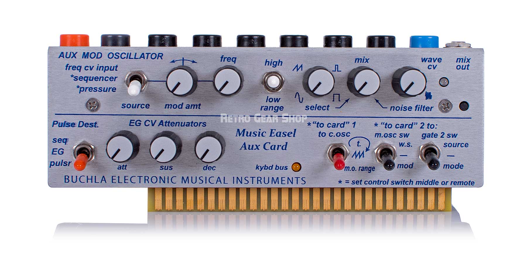 Buchla Music Easel Aux Card Front
