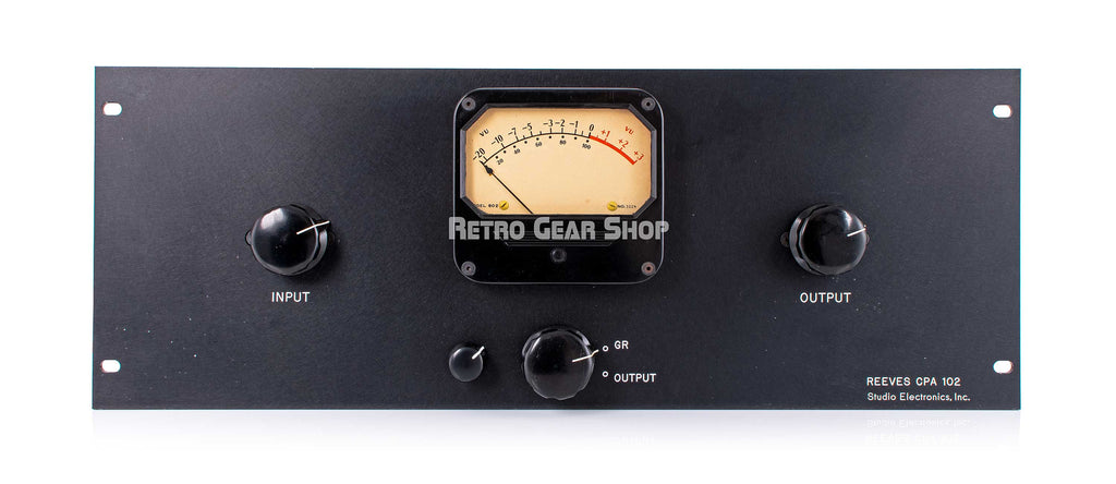 Reeves Sound Studio CPA 102 Faceplate Front