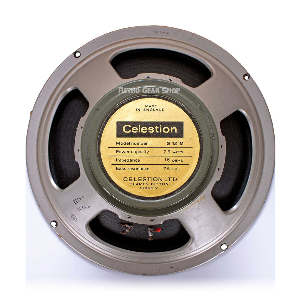 Celestion 12 Inch Speaker Rear