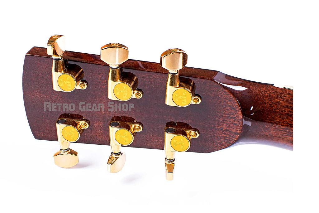 Huss & Dalton CM Headstock Tuners Rear