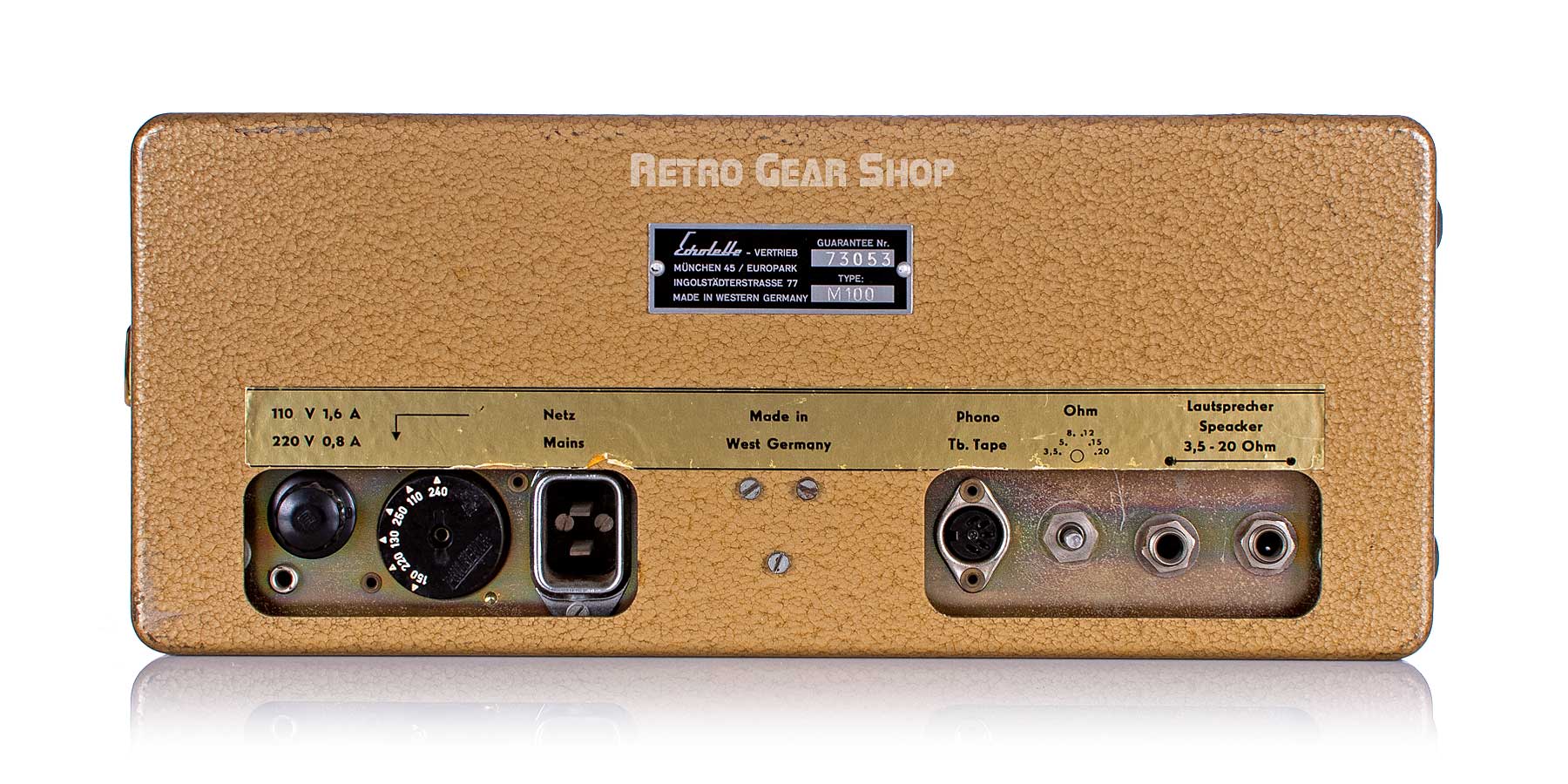 Klemt Echolette NG51 Tape Delay M100 Amp Transistor Tube Amp