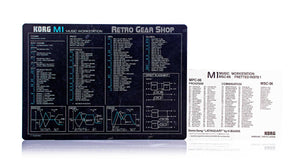Korg M1 Music Workstation Manual Cards