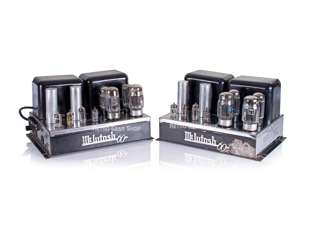 McIntosh MC-60 Sequential Stereo Pair Rare Vintage Amps