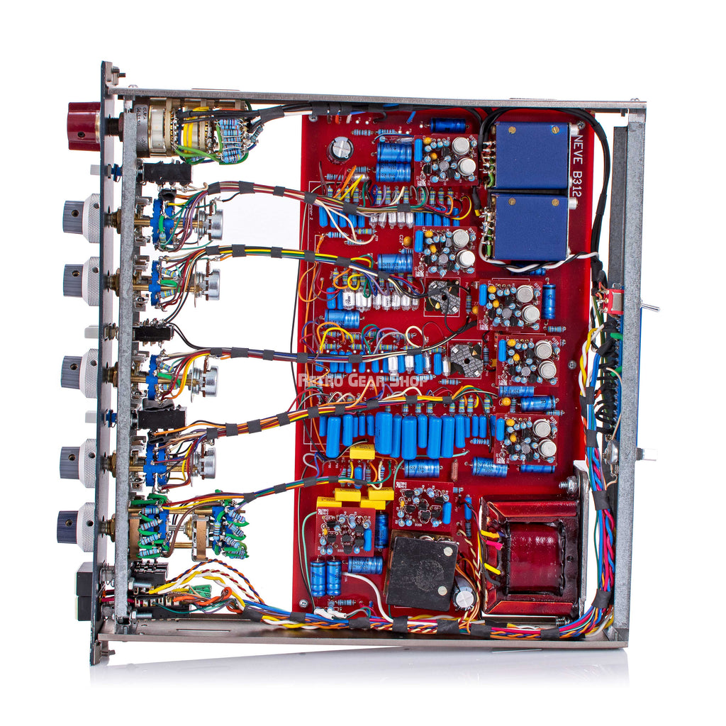 Neve Clone 1081 Pair Racked Modules Internals Left