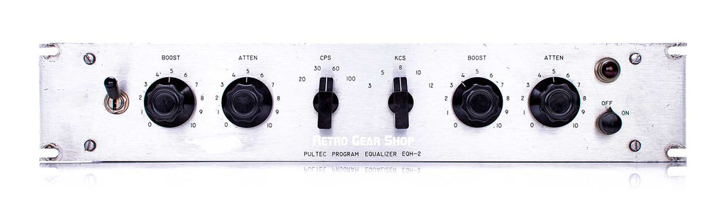 Pultec EQH-2 Vintage Tube EQ Front