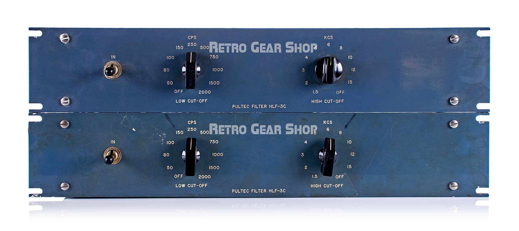 Pultec Filter HLF-3C Vintage Sequential Stereo Pair Serviced 