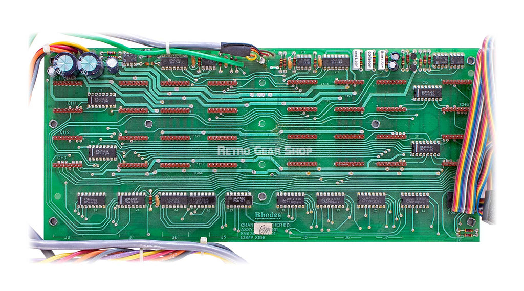 Arp Rhodes Chroma Keyboard Rare Analog Synth Channel Motherboard Top