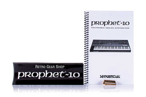 Sequential Prophet 10 Reissue Manual Extras
