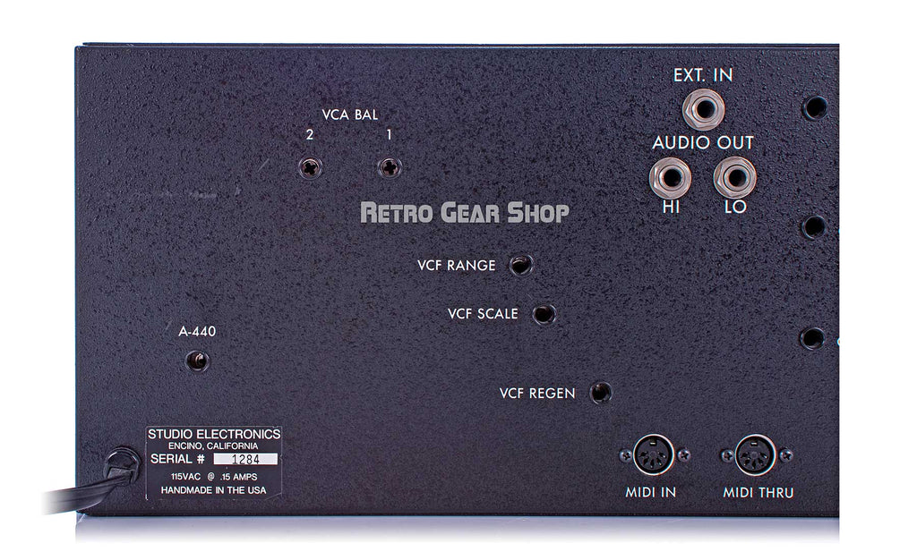 Studio Electronics Midimini Rear Left