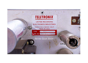 Teletronix LA-2A Vintage Serial Number
