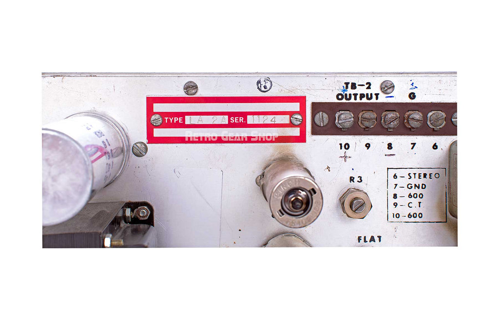 Teletronix LA-2A Vintage Serial Number