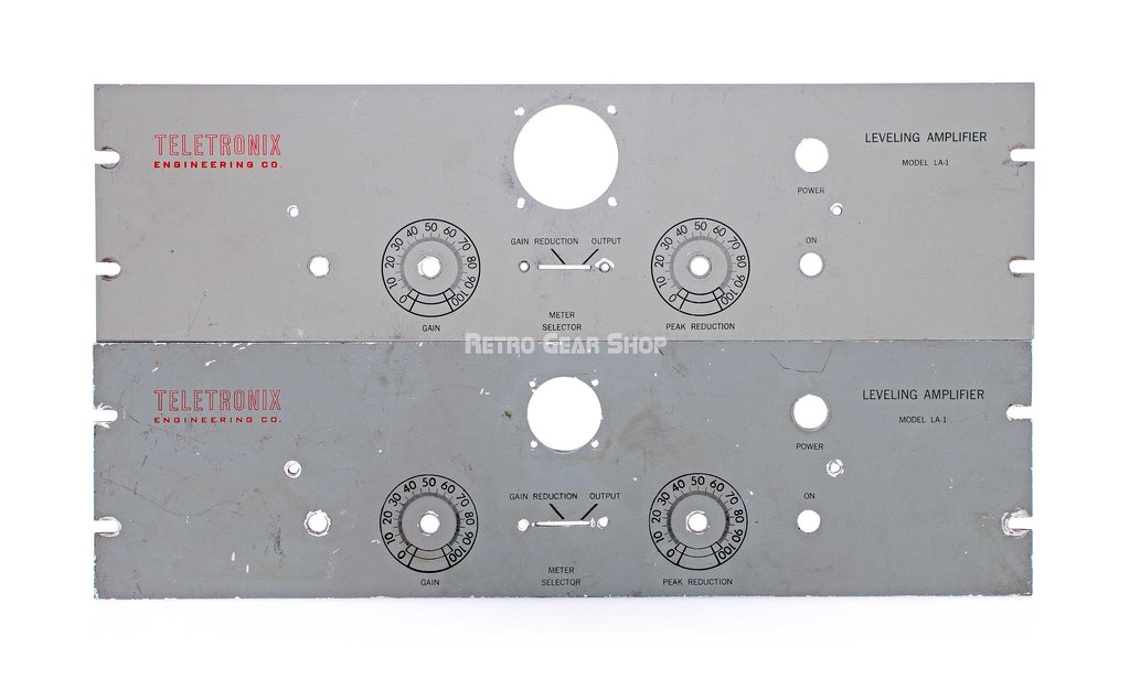 Teletronix Model LA-1 Original Faceplates