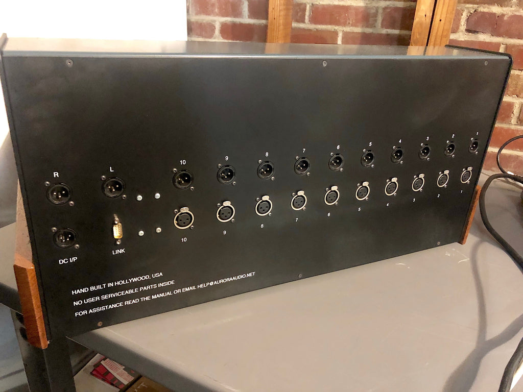 Aurora Audio Sidecar Rear XLR connections