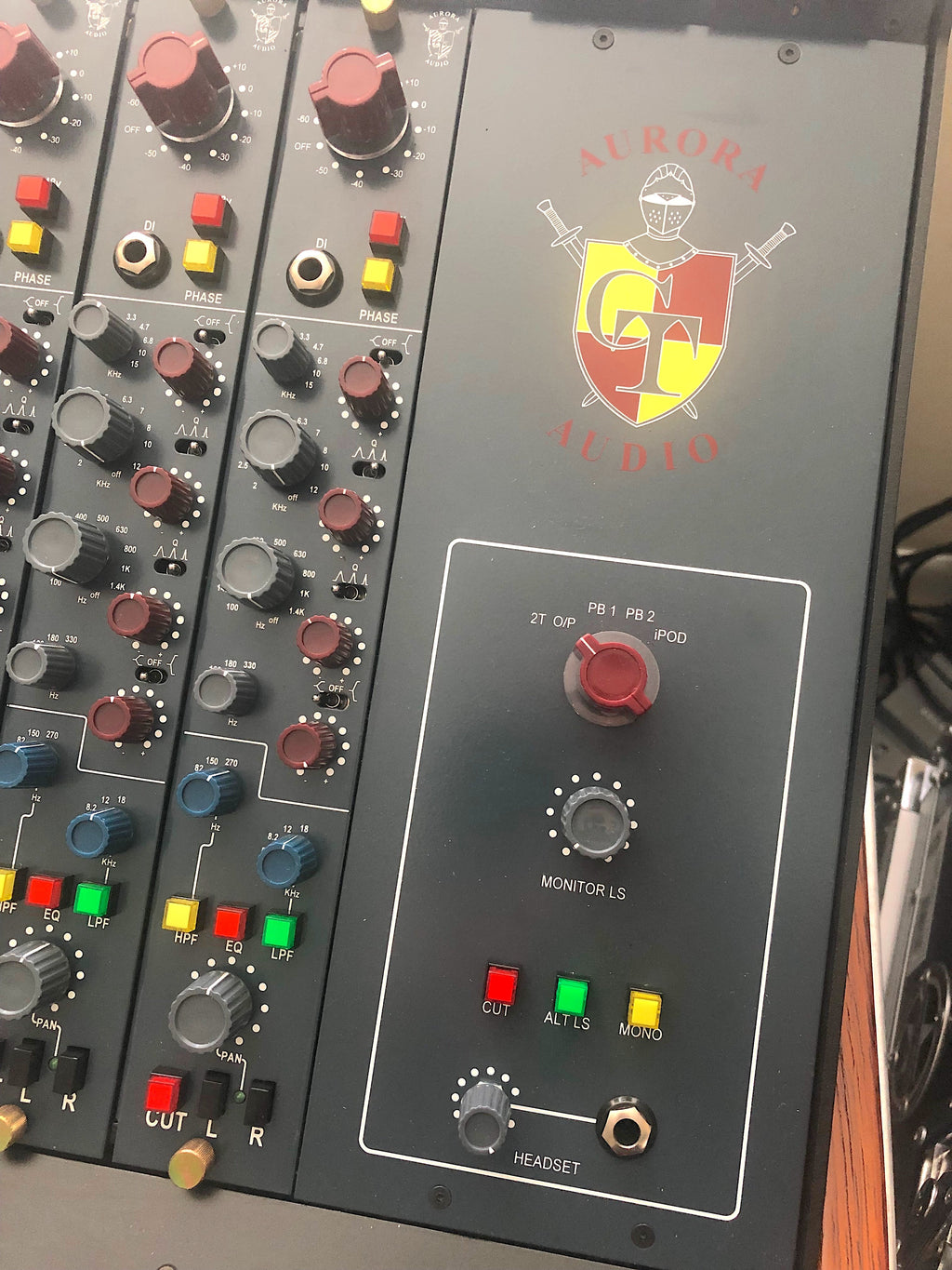 Aurora Audio Sidecar Console + Monitoring + Inserts